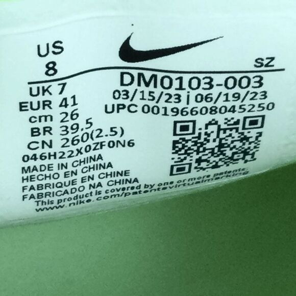 Nike Air Jordan ADG 4 Golf Shoes Grey Green DM0103-003 Men's Size 8 - Picture 7 of 7